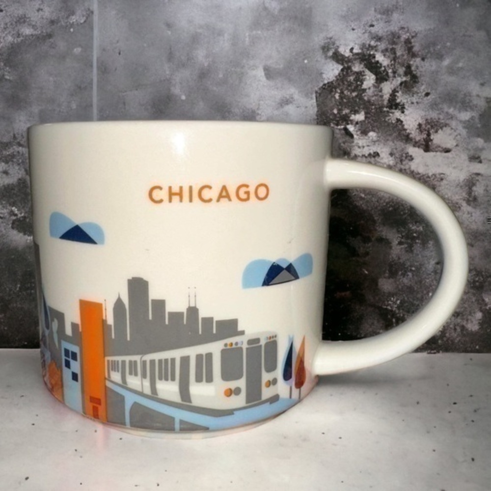 Seattle Chicago Illinois You Are Here YAH Series Collection Coffee Cup Mug